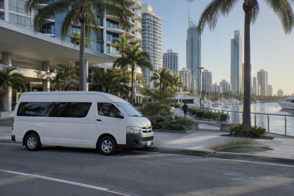 Whale watchers make their own way from Gold Coast high-rises to the departure marina